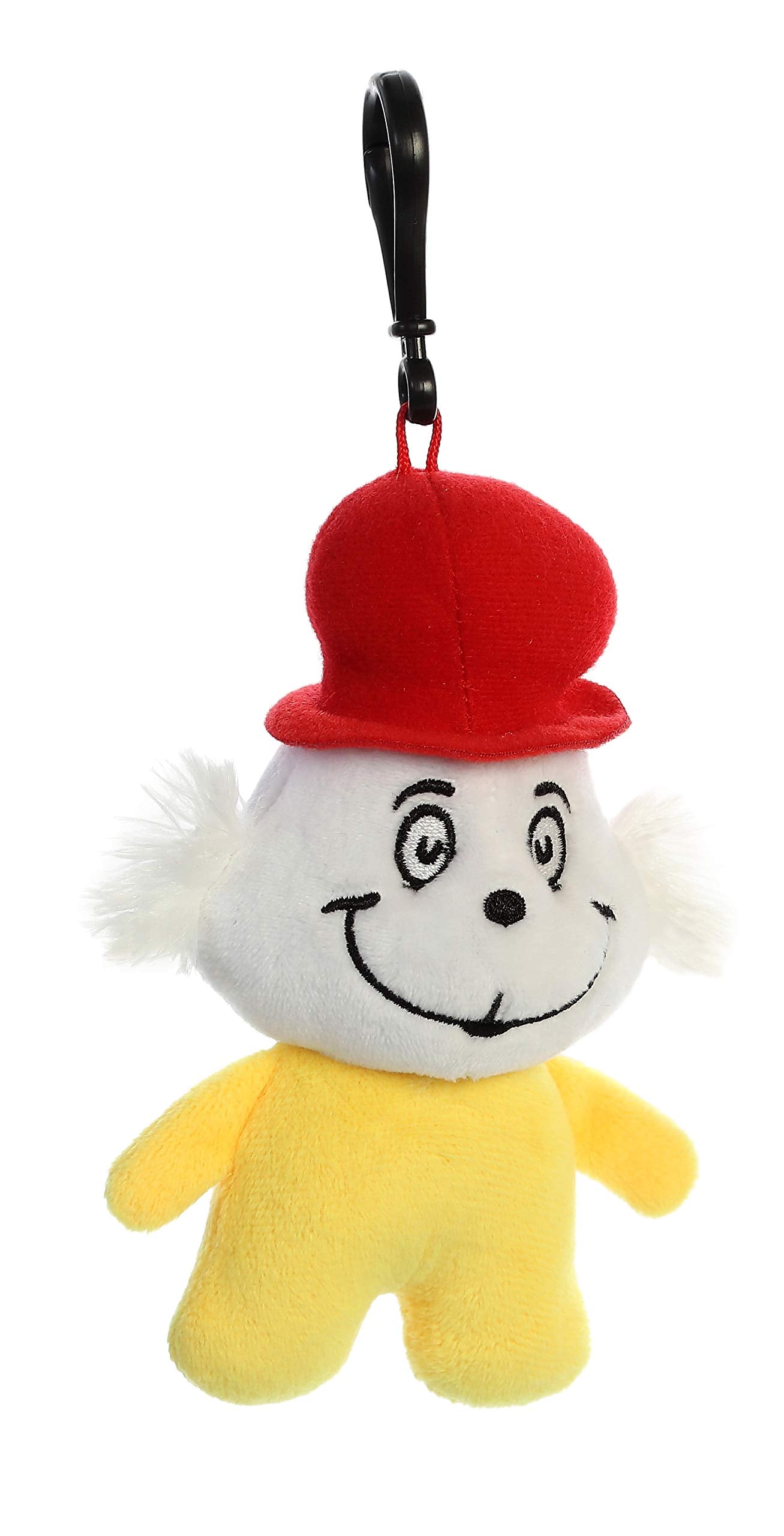 Aurora® Whimsical Dr. Seuss™ Sam I Am Keychain Stuffed Animal - Magical Storytelling - Literary Inspiration - Yellow 5 Inches
