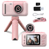 Makolle Kids Camera, Kids Camera For Girls, Kids Digital Camera, Kid Video Camera For Vlogging, Kids Video Camera With Flip-Up L