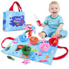 Envyvip Toddler Toy Montessori Toys For 1 Year Old Baby Boy Girl Birthday Gift, 22Pcs Cloth Fishing Game Learning Toys For Toddl
