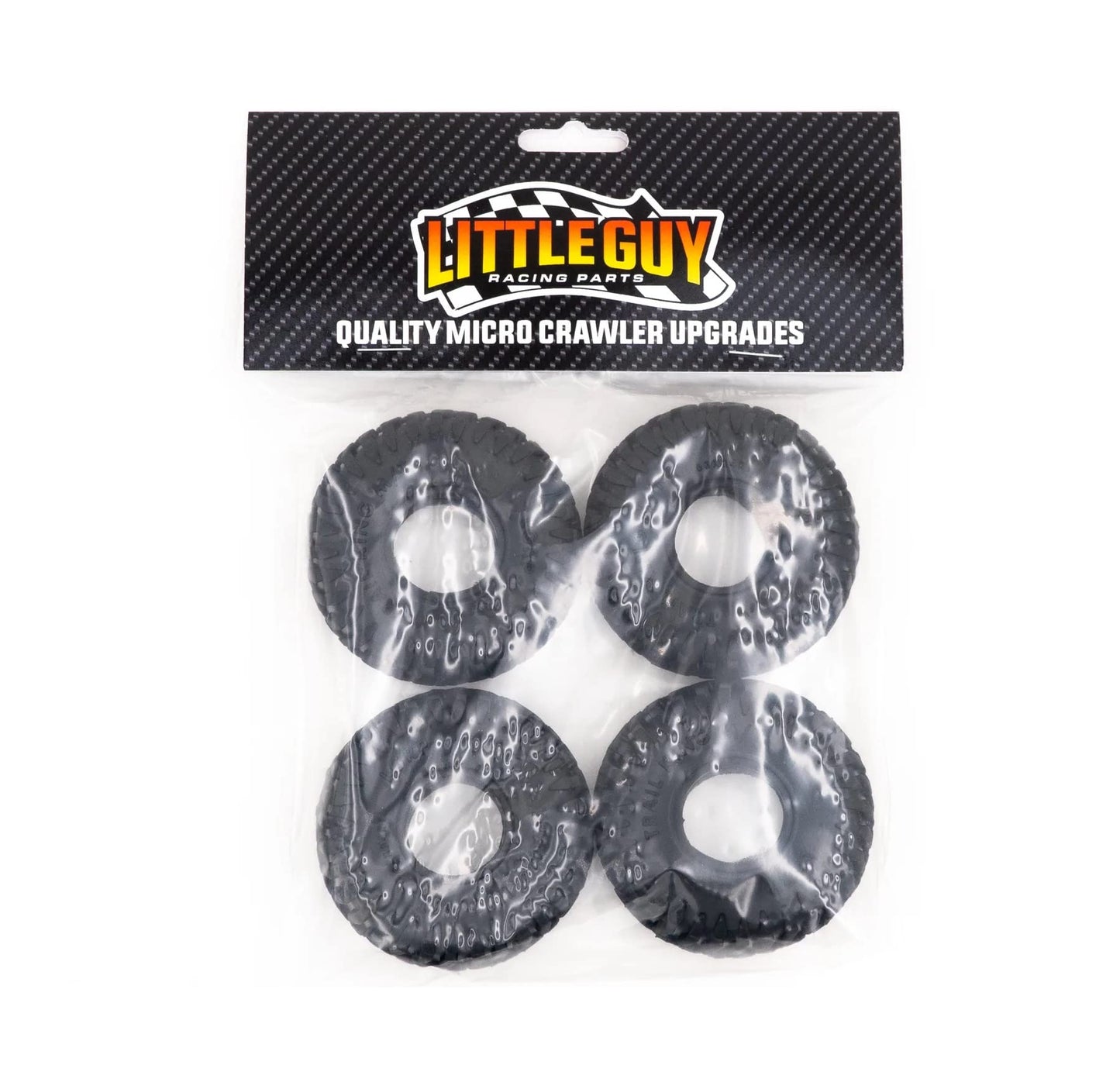 Little Guy Racing Swamp King M/T (64mm) 1.0 Inch Tires Compatible with 1/24 RC Axial SCX24, RGT, Element, Enduro, URUAV (4 Tires
