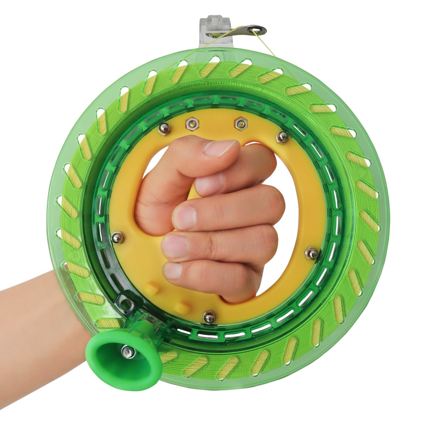 Honbo Kite String Spool For Adults And Kids,Kite String Reel With Bearing Structure, Foldable Handle, 300M/1000Ft Line - Ideal K