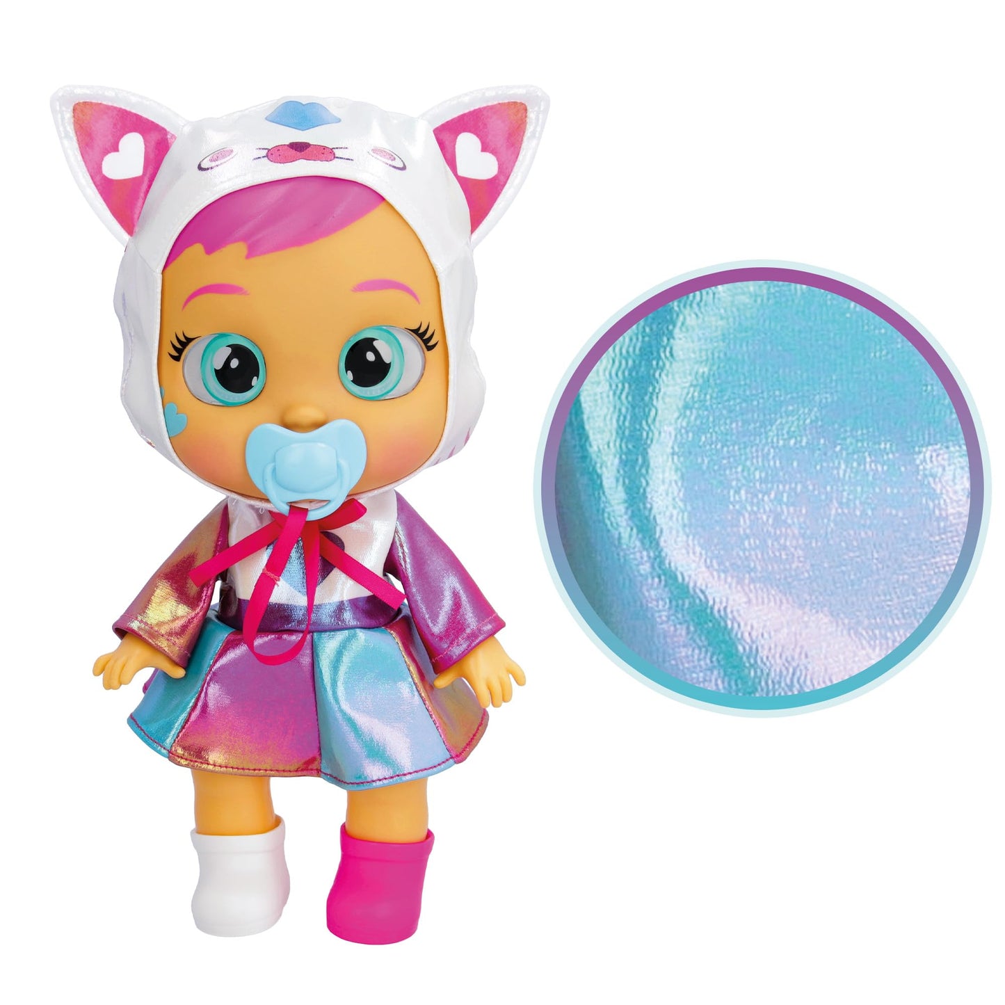 Cry Babies Stars Singing Daisy - 12 Singing Baby Doll | Plays 15+ Realistic Baby Sounds, Multicolor