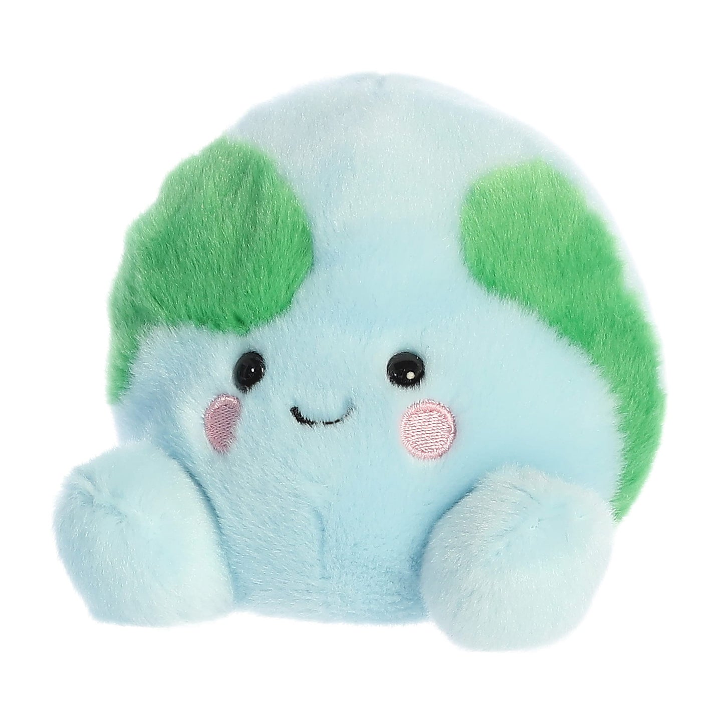Aurora Adorable Palm Pals Eve Earth Stuffed Animal, 5" Blue, Collectible Polyester Plush Toy, Model 33761