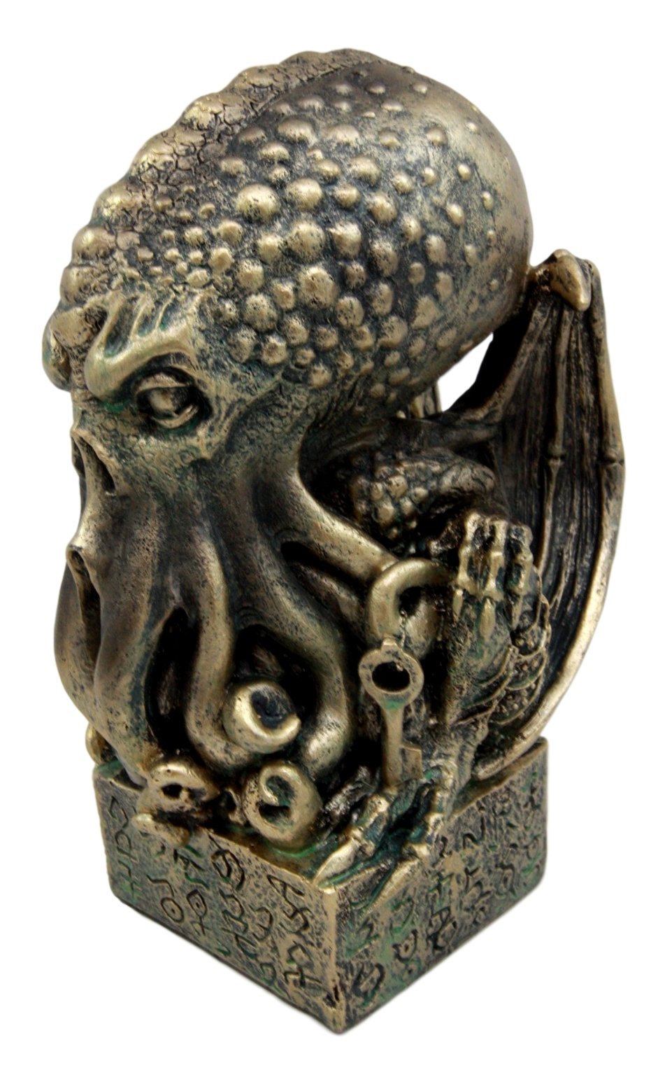 Ebros Ocean Terror The Call Of Cthulhu Skull Figurine 7' H Kraken Giant Sea Monster Octopus Sculpture The Ancient One Primordial High Priest Nautical Decor Giant Octopus Monster Statue