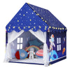 Wilwolfer Space Kids Tent Indoor: With Mat, Star Lights - Kids Play Tent Space Themed Bedroom Decorations Astronaut Toys Rocket