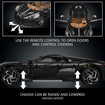 Mould King 13163 Moc Sports Car Building Kits, Remote/App Control 4688 Pieces Super Car Model Block Sets, Collectible Set For Adults, Boy Toys For Christmas And Birthday Gifts