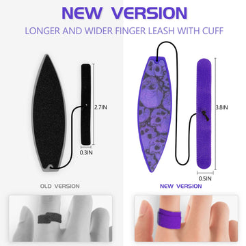 Finger Surfboard For Car Ride,La Ken Du 4Pcs Mini Surfboard For Kids-Wind Surfboard Fingerboard For Car Window (Black & White &