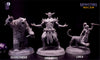 Wildspire 3 Large Monsters Booster Set For Dnd Miniatures - Sharkenbear, Lamia, Archdevil - Large Size Minis For D&D Miniatures