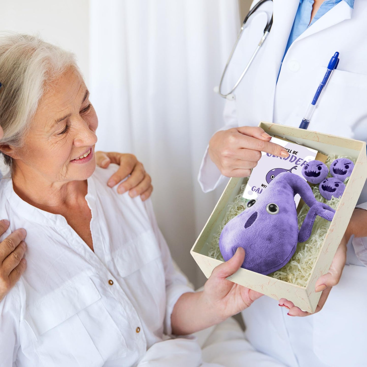 Winnerwhy Gallbladder Plush Set Gall Surgery Recovery Gifts Include Gall Plush With Gallstones Stuffed And Gallbladder Get Well