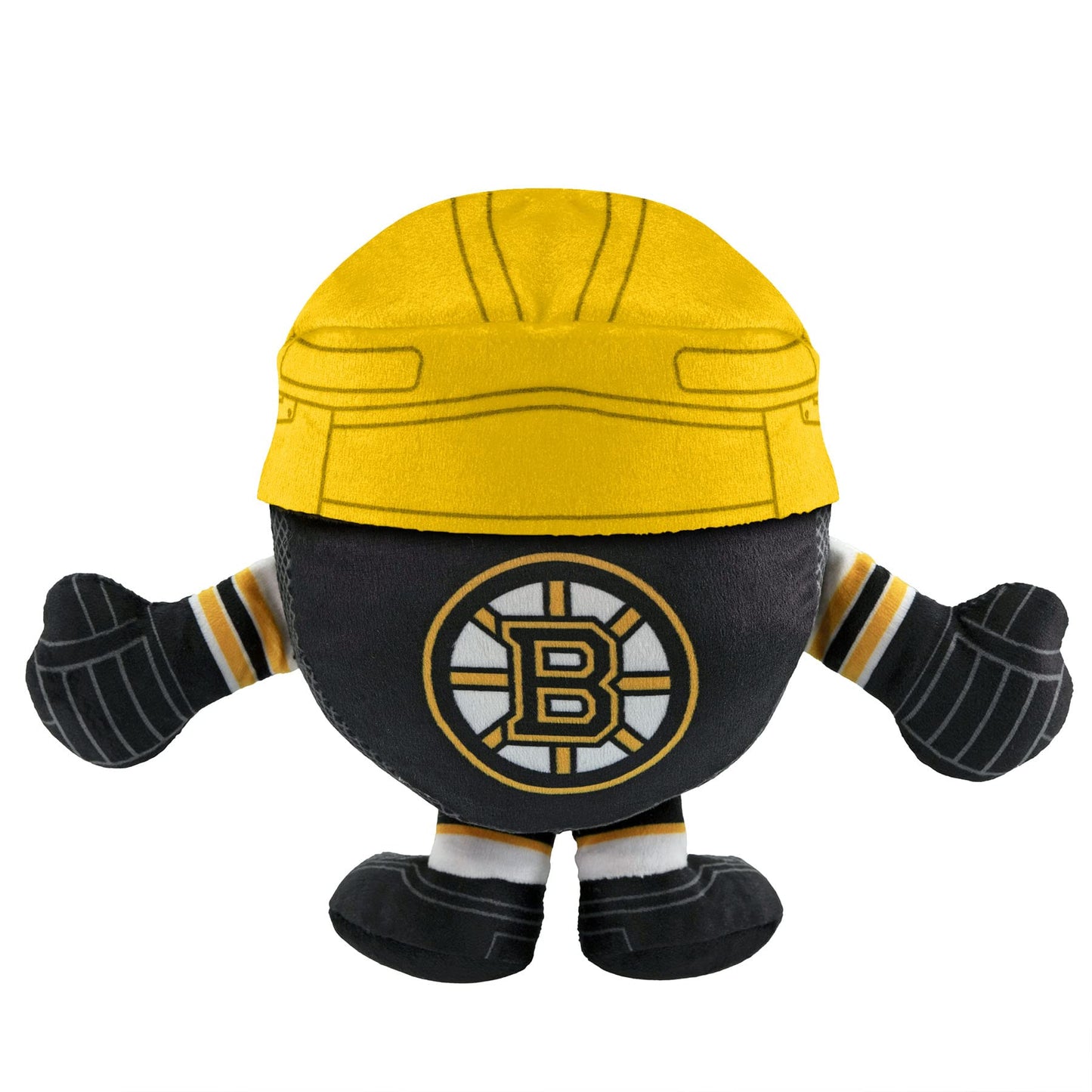 Bleacher Creatures Boston Bruins 8' Kuricha Hockey Puck Sitting Plushies- Soft Chibi Inspired Plush