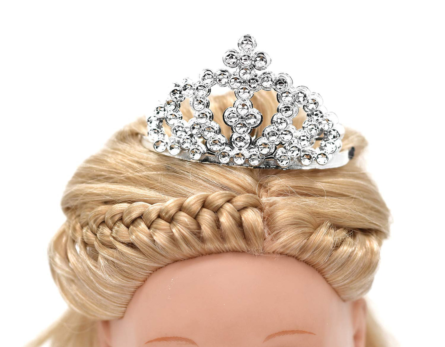 HWD Girls Doll Clothes - Princess Costume Wedding Dress for 18" Dolls, Blue2, Polyester, Model H-TA-010120
