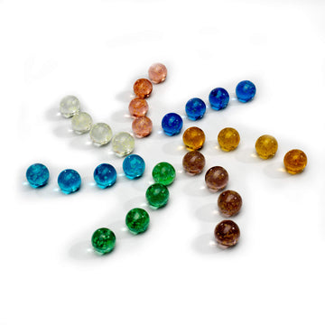 Glass Marbles For Kids Glow In The Dark Marbles , 16 Mm Marbles Shooters Games Bag Of Chinese Checkers Colored Glass Marbles Bul