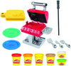 Play-Doh Kitchen Creations Grill 'N Stamp Playset For Kids 3 Years And Up With 6 Non-Toxic Modeling Compound Colors And 7 Barbecue Toy Accessories