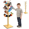 Montex Puppet Stand Up To 15 Puppets, Wooden Puppet Tree, Puppets Holders