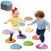 Stepping Stones for Kids, 10 PCS Non-slip Toddlers Balance Sensory Toys, Indoor & Outdoor Play, Obstacle Course Game for Childr