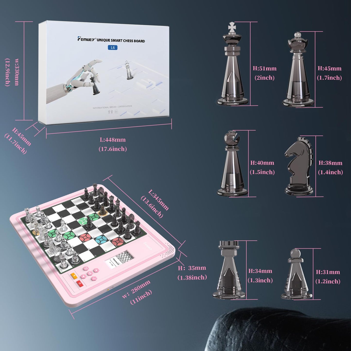 Electronic Chess Set, Computer Chess Game, Electronic Chess Board Game, Chess Set Board Game, Electronic Chess Set Game, Chess S