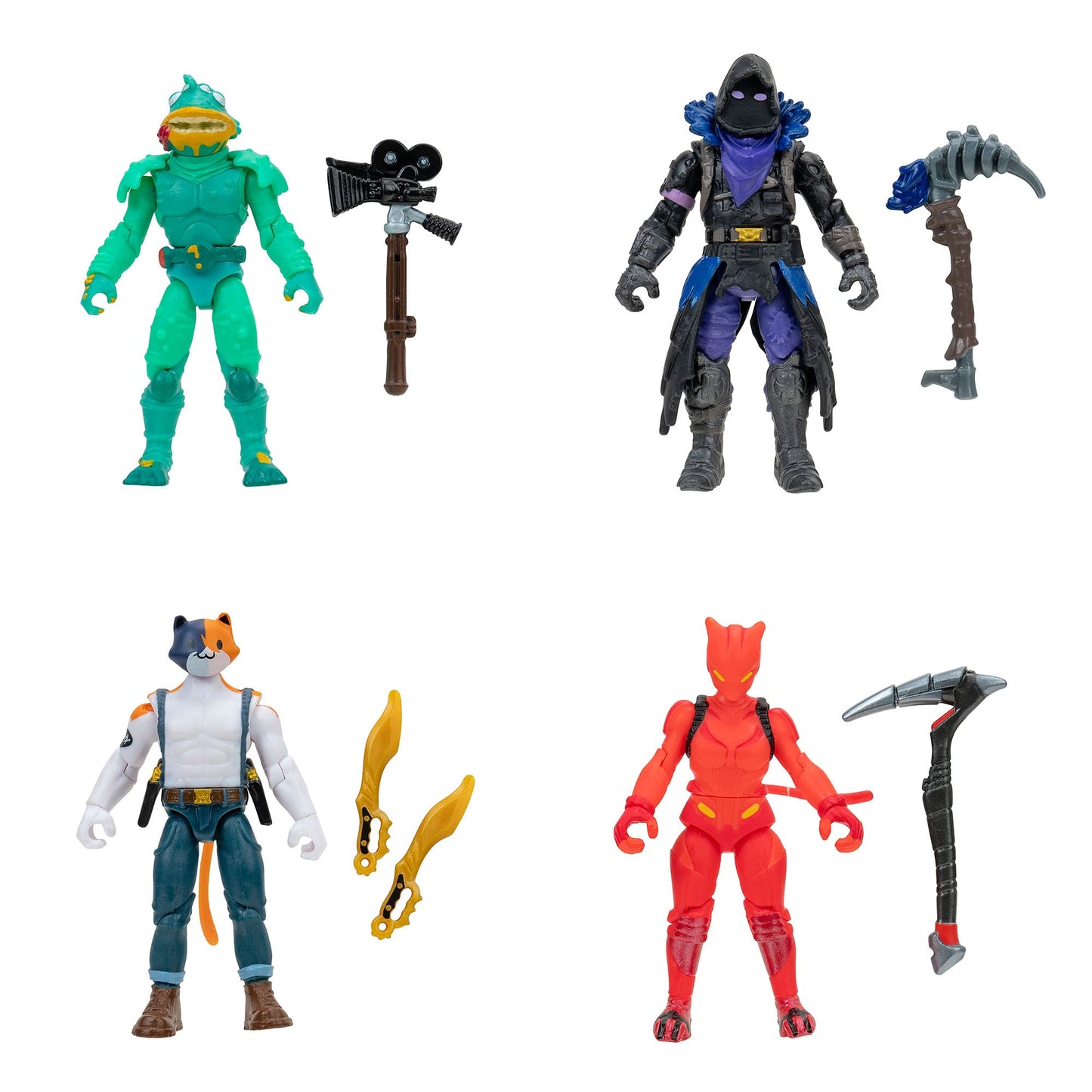 Fortnite Fnt - 4 Figure Pack (Micro Legendary Series) (Squad Mode) (C1S3)