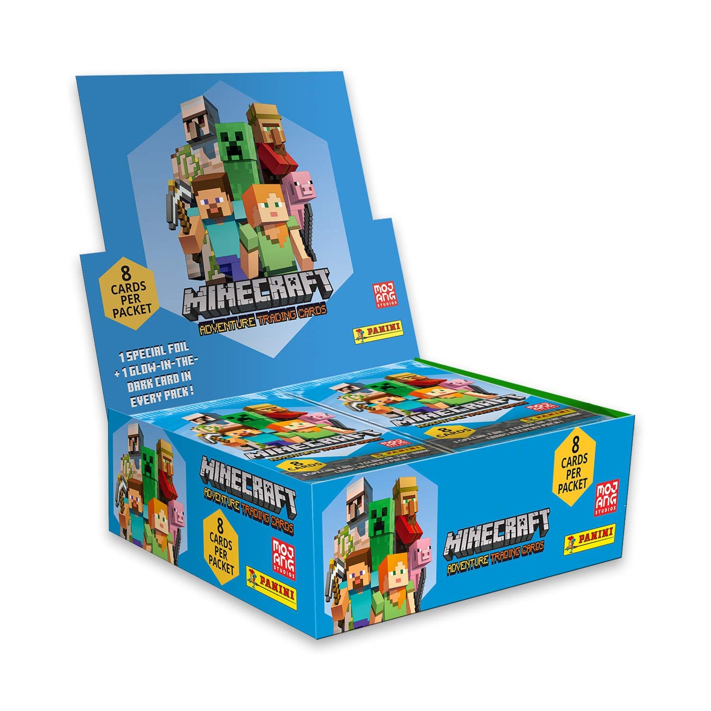 Minecraft Adventure Panini Trading cards Box 18 Packs