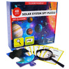 Vevoo Solar System Spy Puzzle - 48 Piece Educational Floor Puzzle for Kids 2ft x 3ft with Flashcards & Magnifying Glass, Ages 4-8