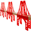 Wooden Train Bridges, 3 Suspension Bridge, Wooden Train Track Accessories, Wooden Train Track, Train Tracks Compatible with All