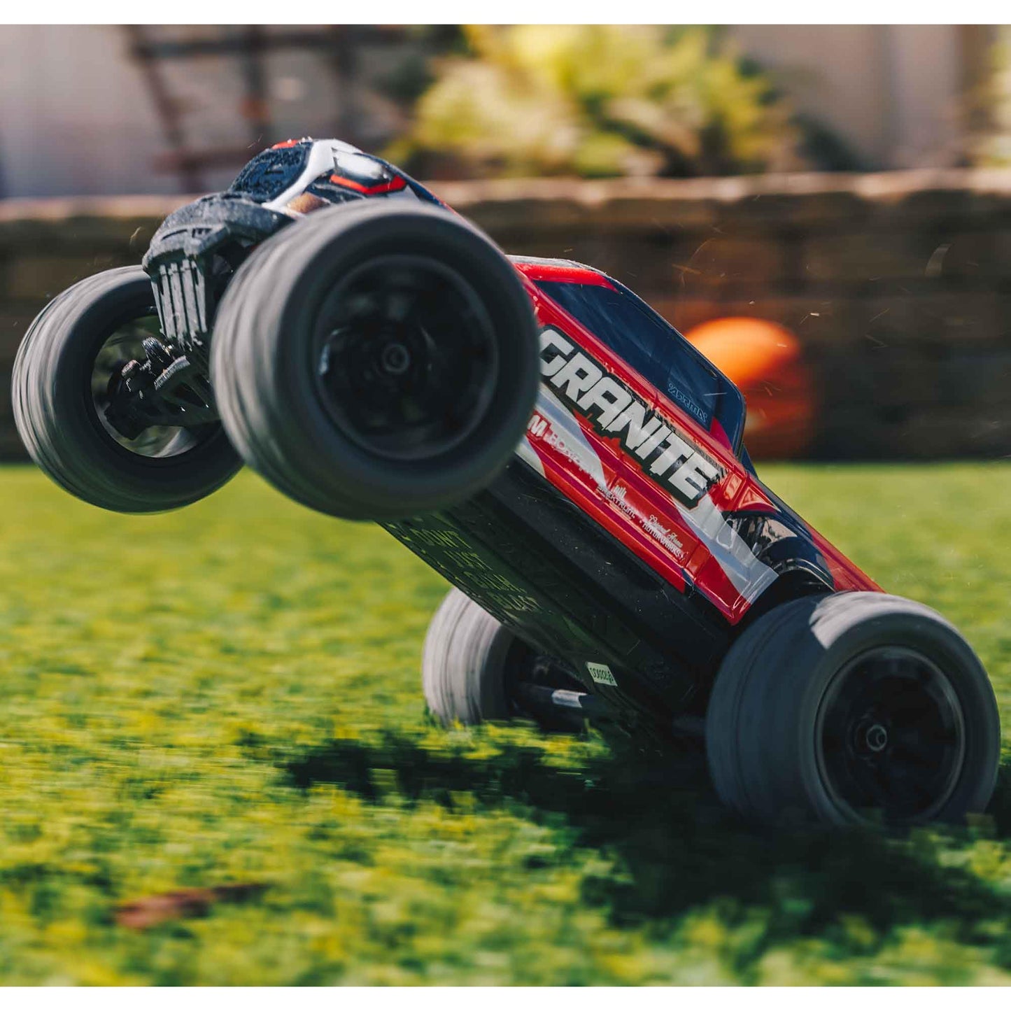 Arrma Rc Truck 1/18 Granite Grom Mega 380 Brushed 4X4 Monster Truck Rtr With Battery & Charger, Red, Ara2102T2
