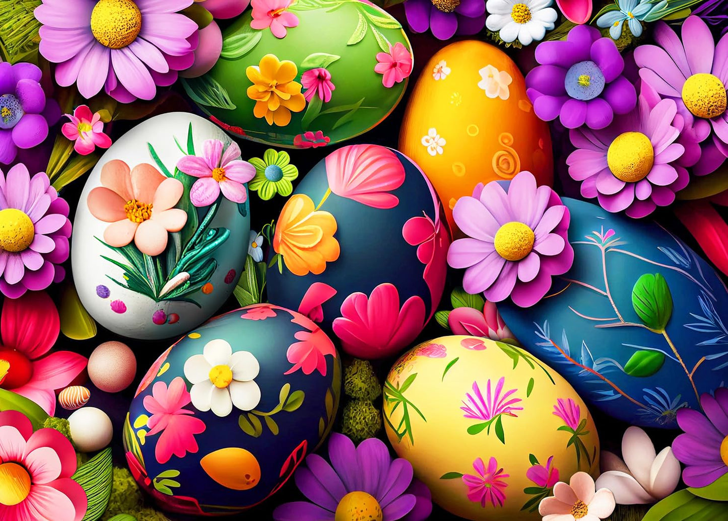 Easter Jigsaw Puzzles For Kids Colorful Easter Egg Puzzle Easter Puzzles For Adults 1000 Piece Jigsaw Puzzles