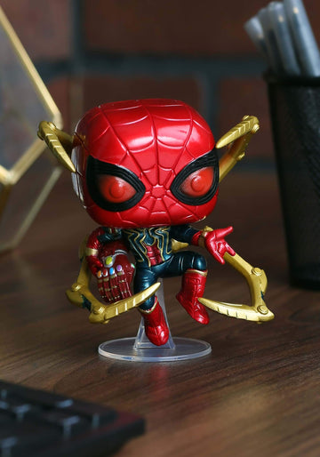 Funko Pop! Marvel Iron Spider with Nano Gauntlet - Vinyl Figure, Multicolor, US One-Size, Model 45138