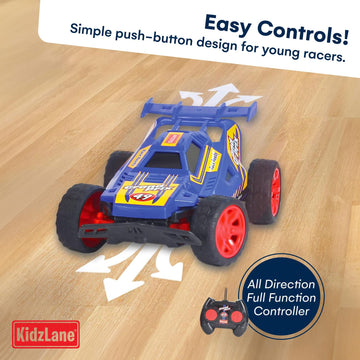 Kidzlane Kids Remote Control Cars - 2 Race Cars Racing Together With All-Direction Drive, 35 Ft Range - 2 Pack Remote Control Ca