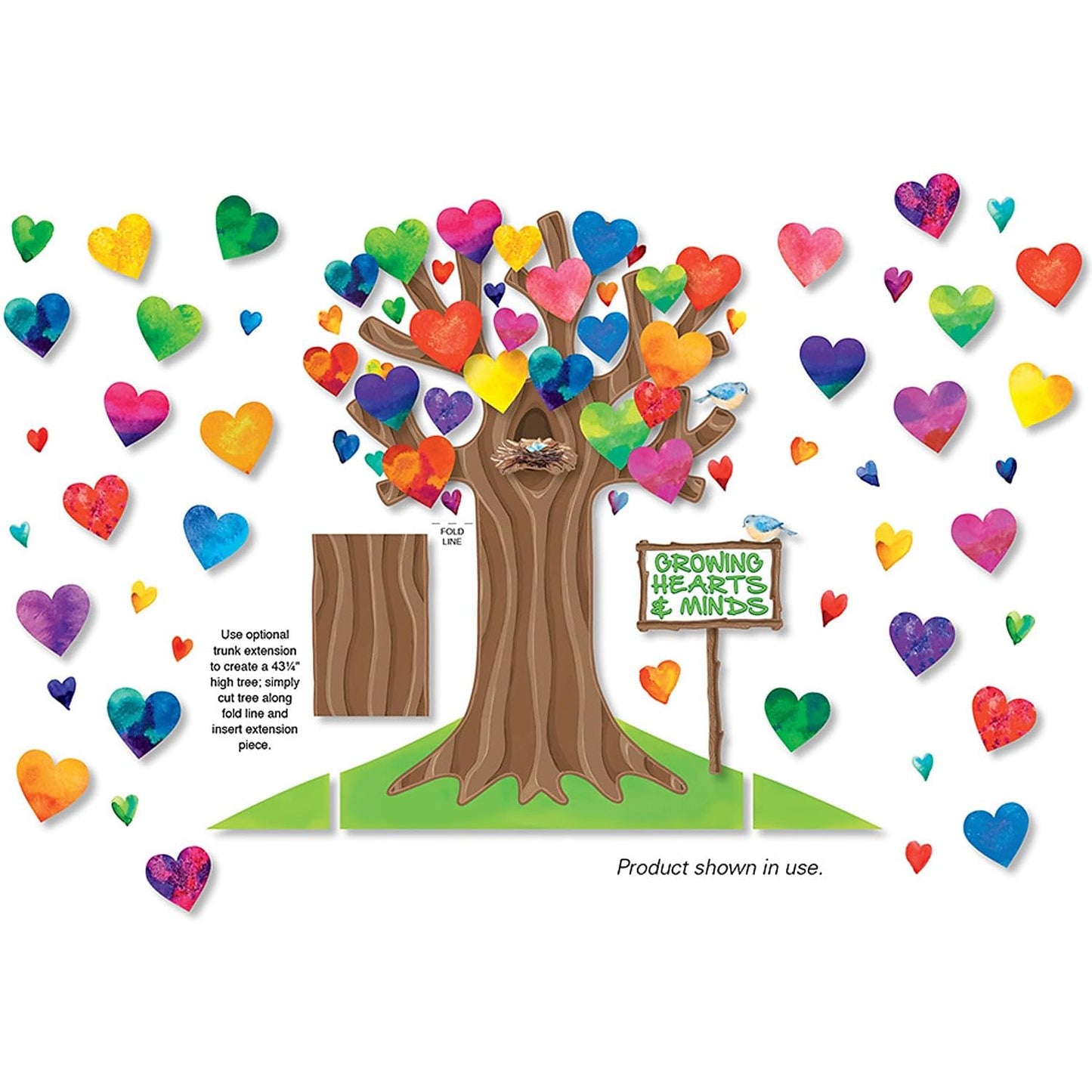 North Star Teacher Resource Growing Hearts & Minds Bulletin Board Set