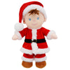 June Garden 14' Soft Dolly Santa - Stuffed Soft Baby Boy Doll For Birth And Up - Christmas Special Edition