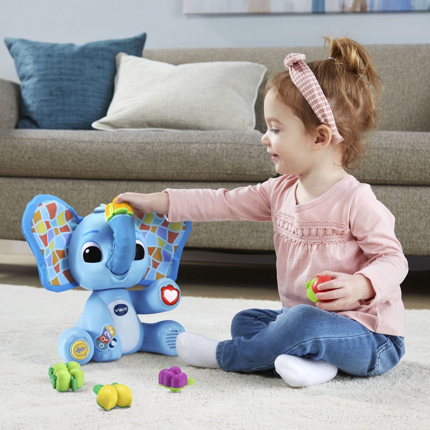Vtech Smellephant With Magical Trunk And Peek-A-Boo Flapping Ears, Blue