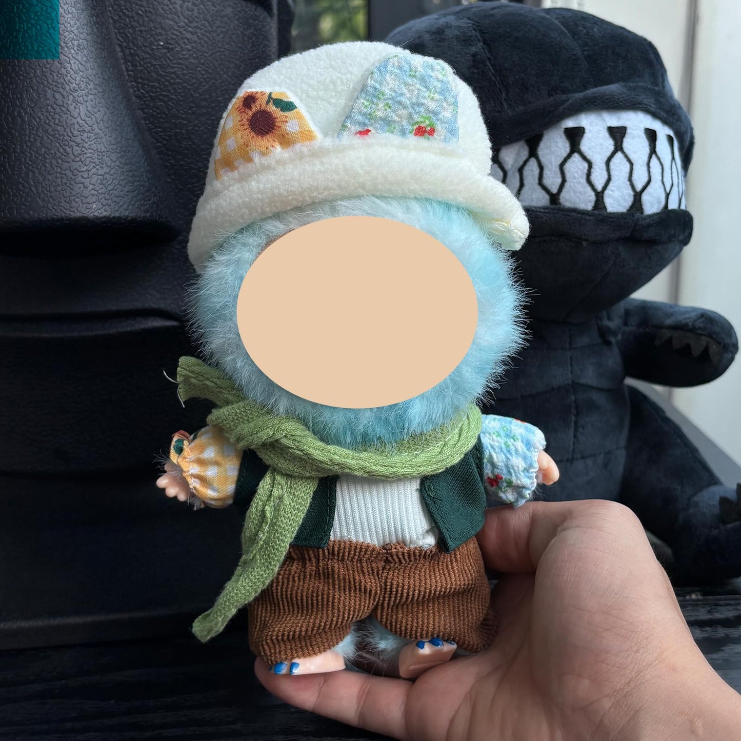 Doll Clothes - Compatible with LBB 5.91-6.7inch(15-17cm) Dolls as Accessories Only enhanced Dolls Outfit with Accessories Hand Crocheted Hat Sweaters Bag 17