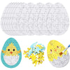 Motionchic 20 Pack Easter Egg Blank Puzzles To Draw On 18 Pieces Each 3.9 X 2.7 Make Your Own Puzzle Egg Shape Create Your Own P