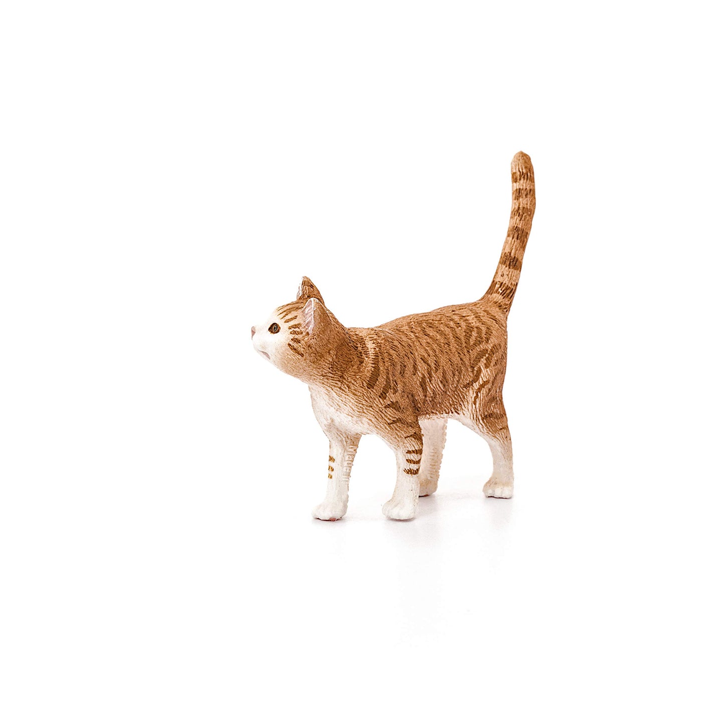 Schleich Farm World, Realistic Cute Cat Toys For Boys And Girls, Orange And White Tabby Cat Toy, Ages 3+