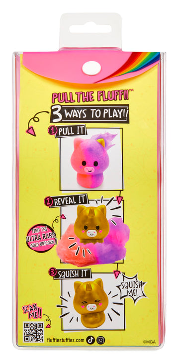 Fluffie Stuffiez Rainbow & Unicorn Minis Collectible Feature Plush, Surprise Reveal Unboxing Soft And Squishy Tactile Play Fidge