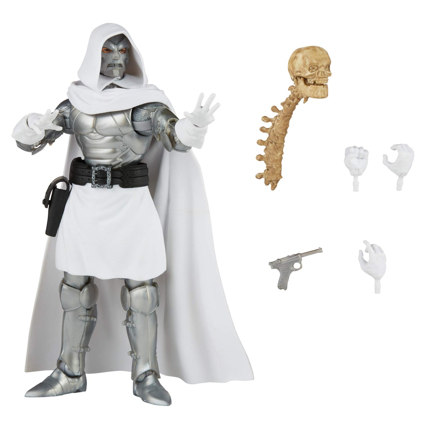 Marvel Hasbro Legends Series 6-Inch Collectible Action Dr. Doom Figure And 4 Accessories