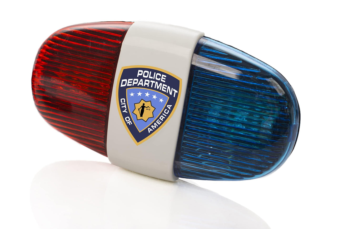 Bike Lights for Kids with Sirens, Police Pretend Play Toy, Safety Light Bicycle Accessories, Waterproof, (Now with Softer Sounds