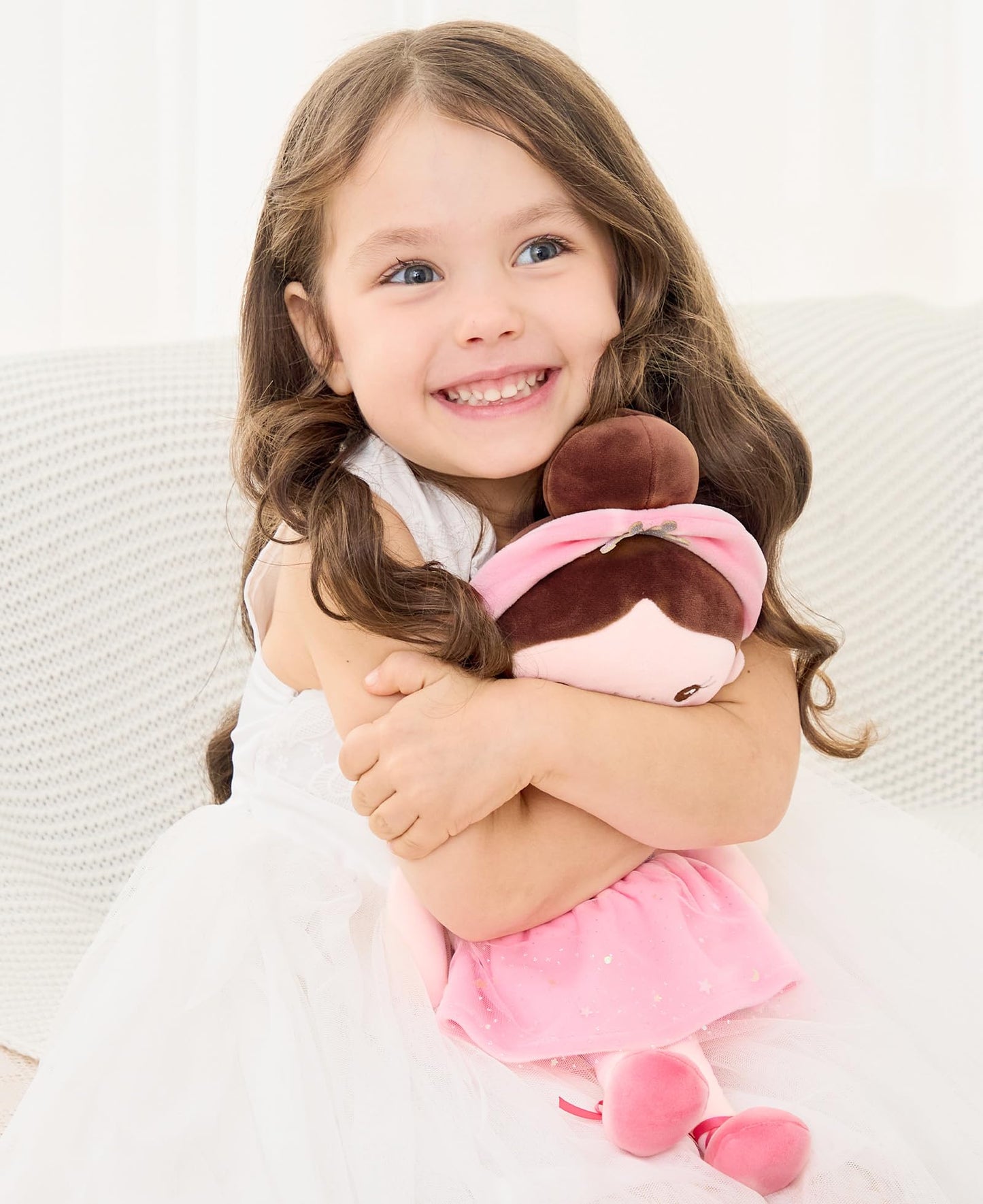 Gagaku Soft Baby Doll Toys (16''), My First Baby Rag Doll For 1 Year Old Girl Birthday Gift,Christmas Plush Toys Gift For Toddler Kids Infants - Ballet Girl