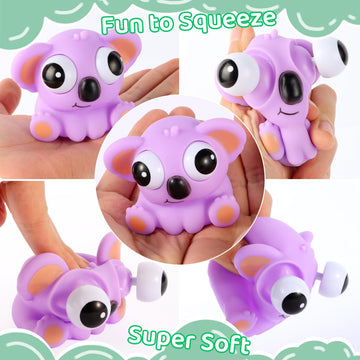 12 PCS Squeeze Toys Eye Popping Squeeze Toy Fidget Toys for Kids Party Favors for Kids 4-8 Back to School Gifts for Easter Baske
