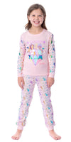 Intimo Mattel Girls' Barbie Dream Team Unicorn Best Friend Sleep Pajama Set (10)