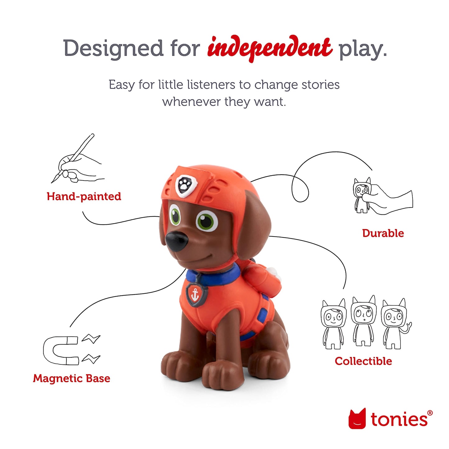 Tonies Zuma Audio Toy Figurine From Paw Patrol