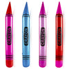 Howboutdis 44-Inch Tall Inflatable Crayons 4 Pack- Assorted Colors Bright Colors -Super Fun Party Favor/Prize/Gift-Ages 3+