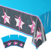 Blue Orchards Gymnastics Table Covers (Pack Of 3) - 54'X108' Xl - Gymnastics Birthday Party Supplies, Gymnast Theme Party, Gymnastics Tablecloth, Gymnastics Table Cover, Gymnast Birthday