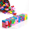 3d Puzzle Cube Pencil Erasers for Kids 12 Pack Multicolored Mini Cute Erasers - Classroom Prizes Pinata Stuffers School Supplies
