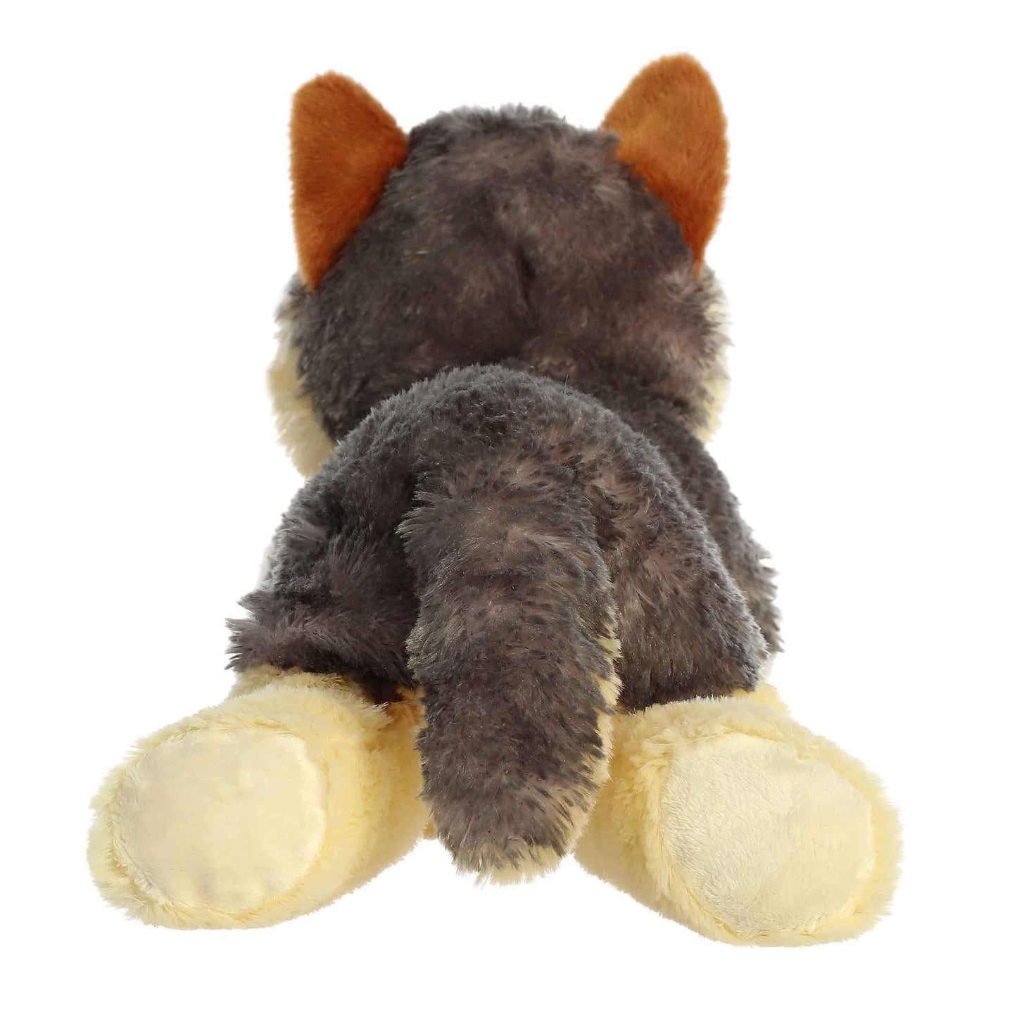 Aurora® Wily Wolf Stuffed Animal - Gray 16.5" - Soft Polyester - Adorable Grand Flopsie™