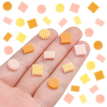 100 Pieces Mini Cookies For Dollhouse Miniatures Mini Food For Crafts Tiny Resin Things For Dollhouse Mini Kitchen Micro Landsca