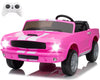 Wanan 24V Licensed Shelby Electric Car for Kids, Ride On Toy with Remote Control, Bluetooth Music, Adjustable 3 Speed, Multiple
