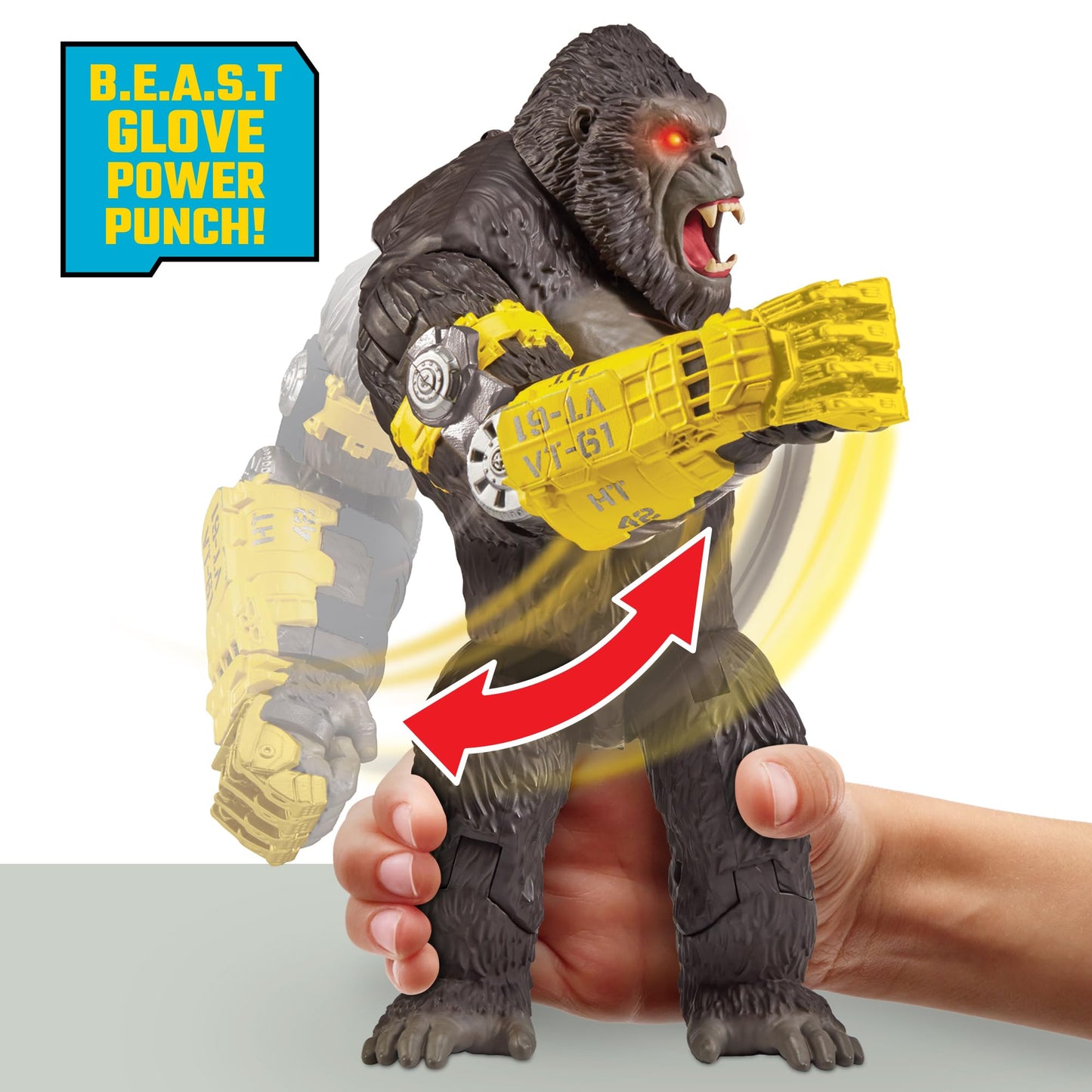 Godzilla X Kong: 13' Mega Deluxe Power Punch Kong Figure By Playmates Toys
