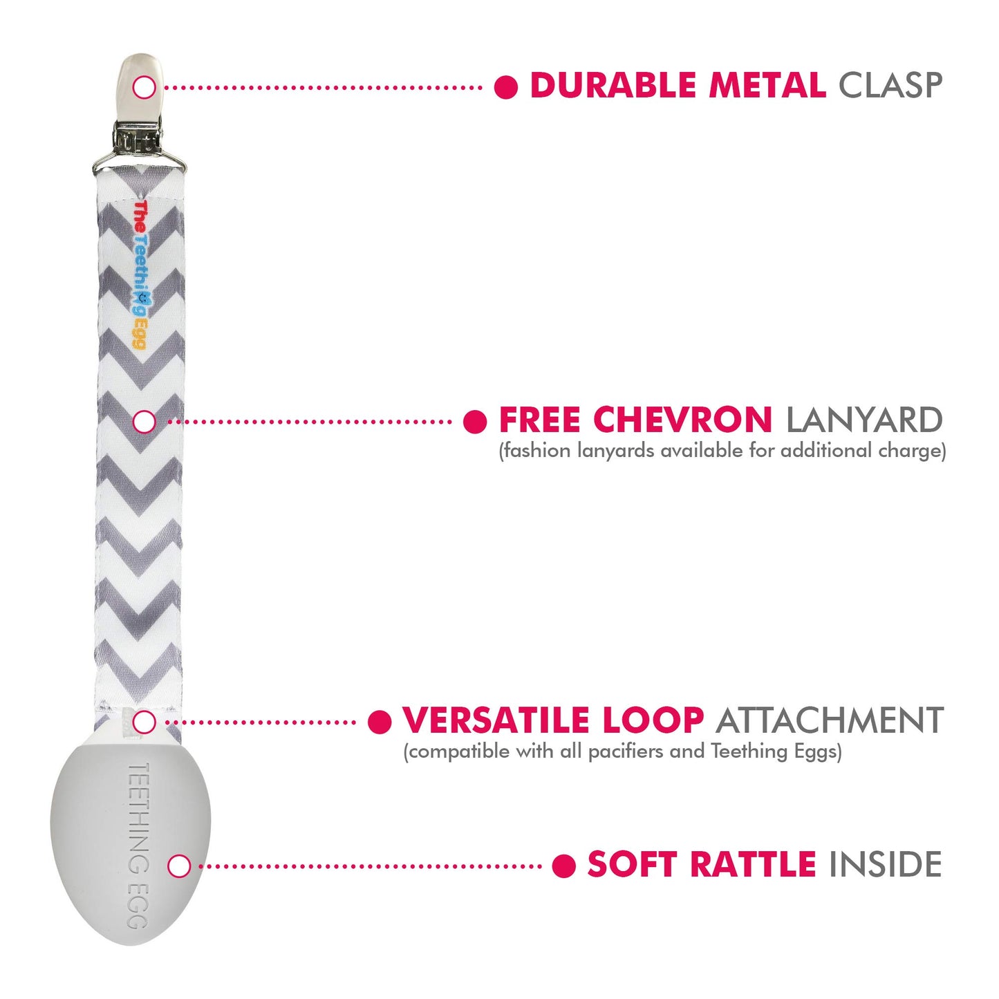 The Official Teething Egg Baby Teether - Infant Development Toys, Teether for 3, 4, 6, 12 Up to 18 Months Old Boy or Girl, Senso