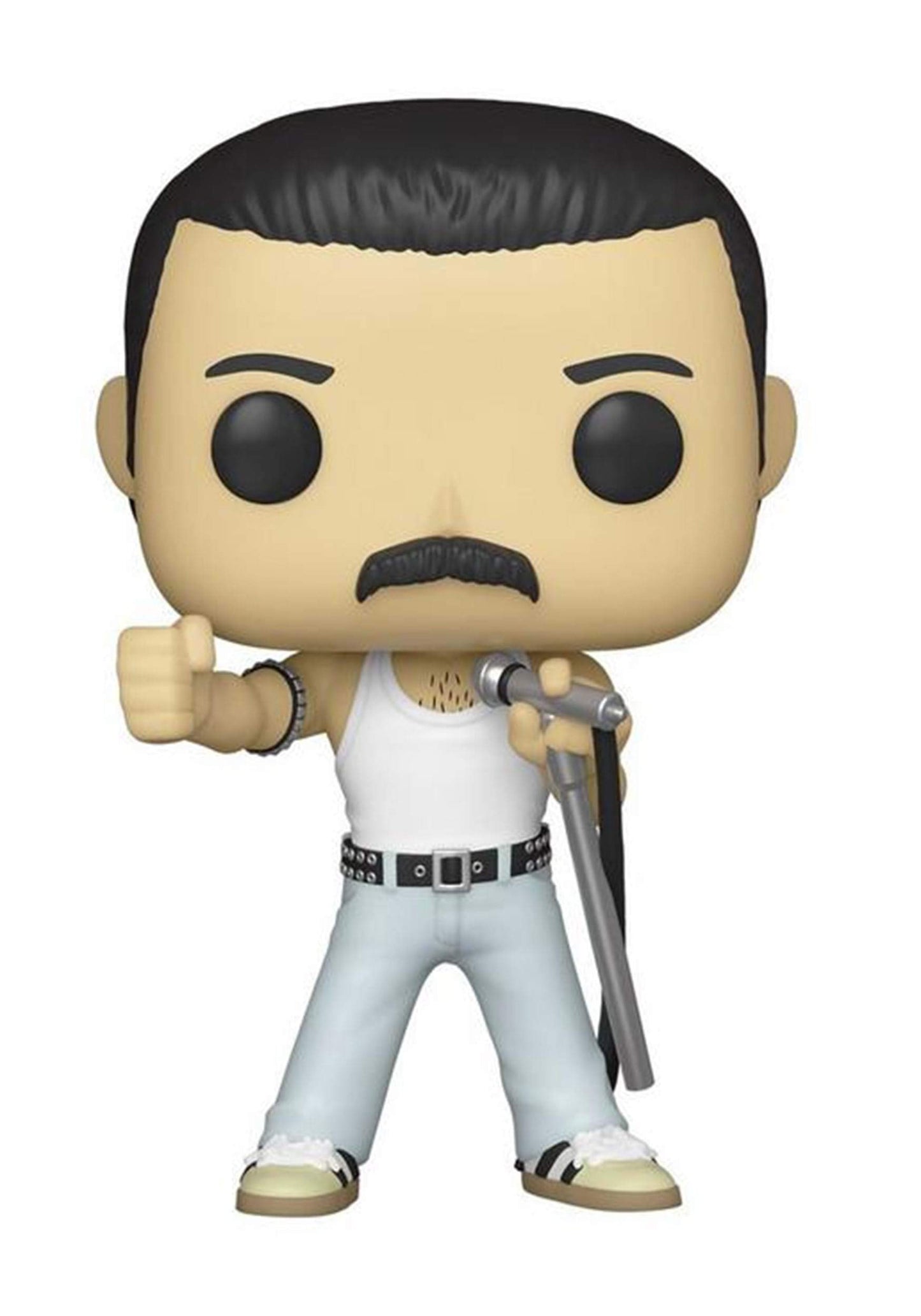 Funko POP Rocks Freddie Mercury Radio Gaga 1985 Vinyl Figure, 3.75 inches, Multicolor, Model 33735